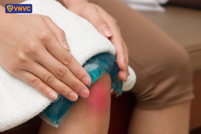 chườm mát vùng phát ban zona thần kinh
