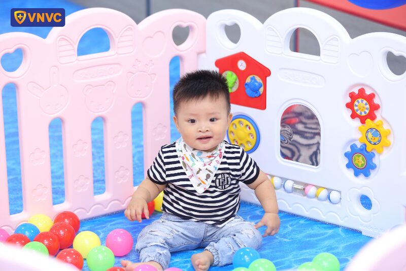 không gian vui chơi rộng rãi và sạch sẽ