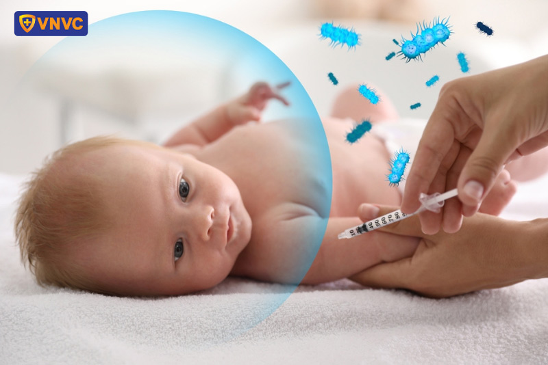 trẻ tiêm 6in1 về bị ho