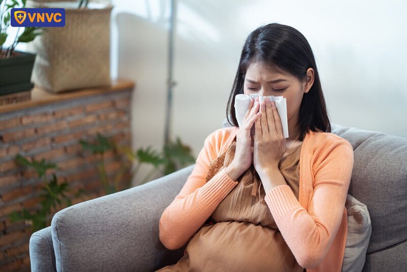 bà bầu mắc cúm trong 3 tháng đầu thai kỳ