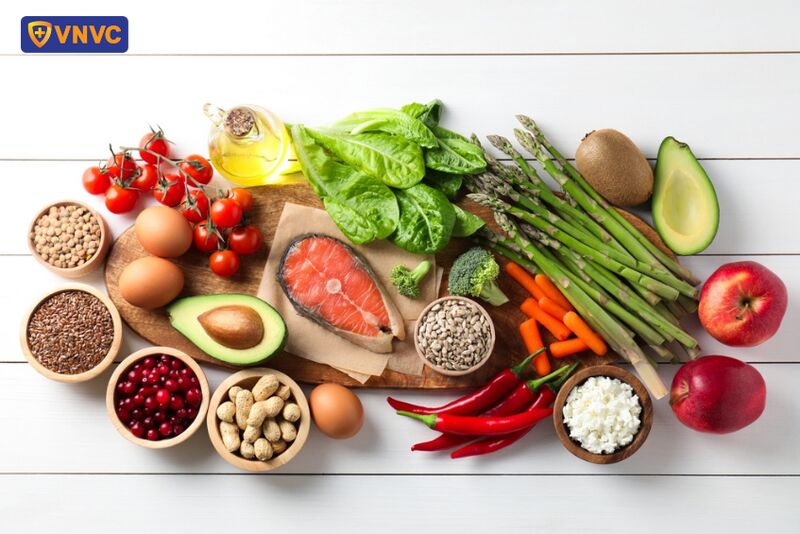 chế độ ăn cân đối giàu dinh dưỡng