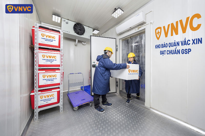 hệ thống bảo quản lạnh của vnvc