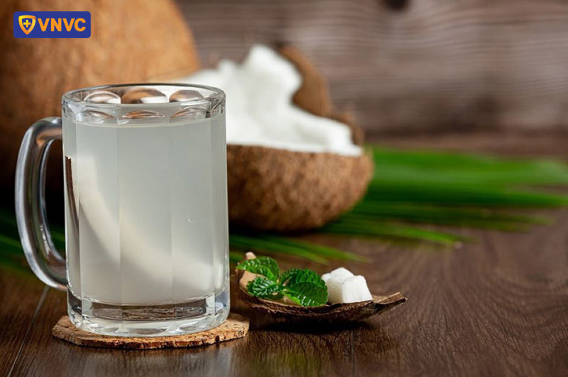 nước dừa bổ sung chất điện giải