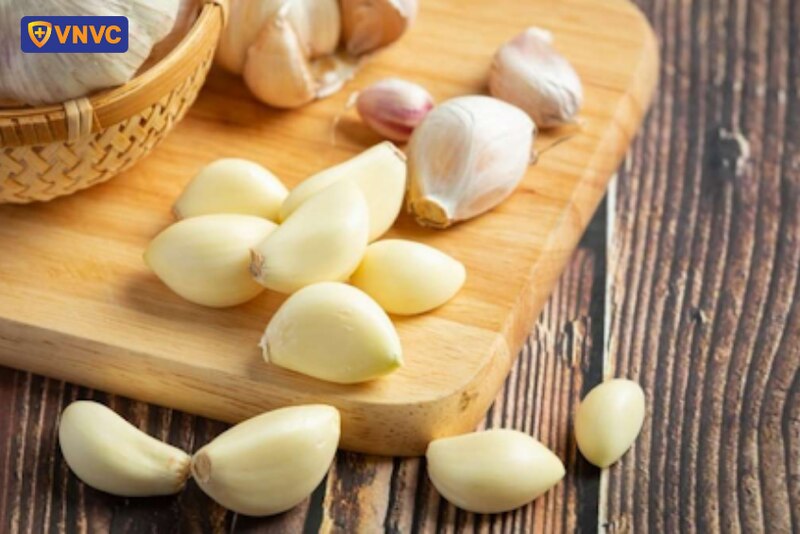 tỏi chứa nhiều chất allicin