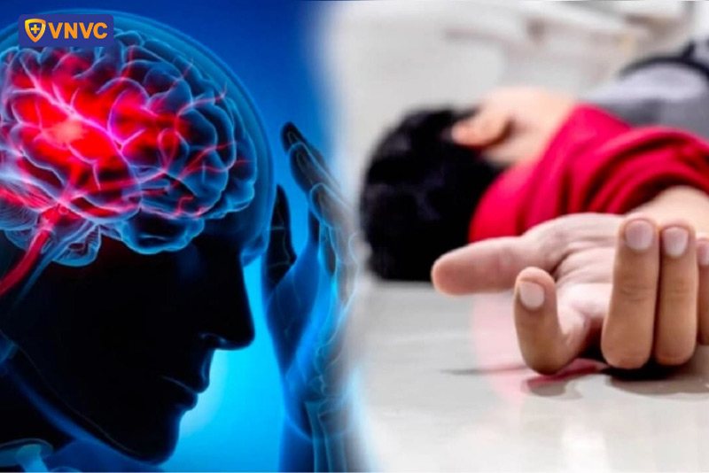 xuất huyết não khi bị sốt xuất huyết