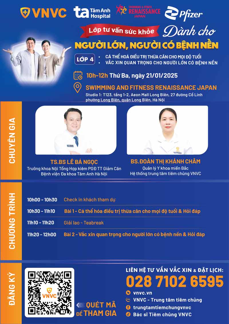 agenda lớp tư vấn sức khỏe cho người lớn số 4