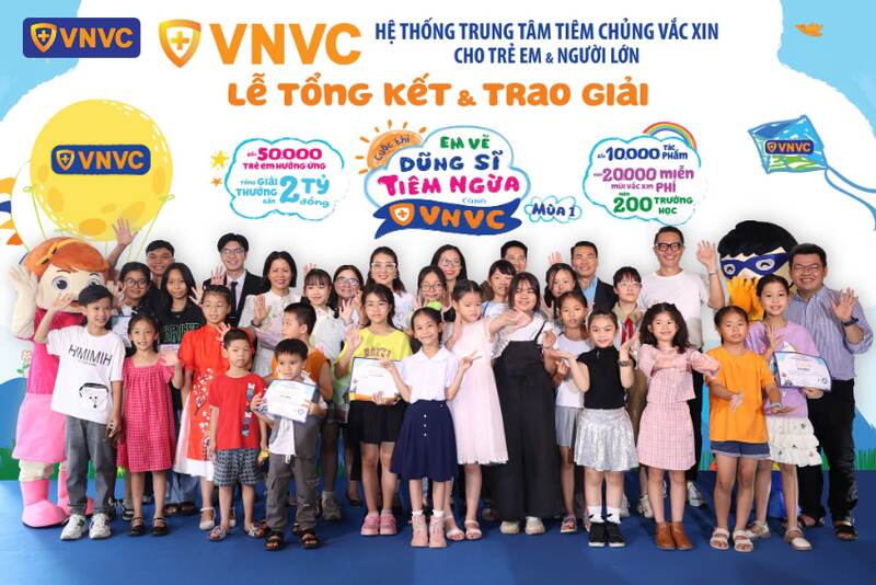 cuộc thi em vẽ dũng sĩ tiêm ngừa