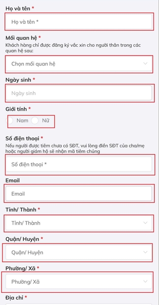hướng dẫn đặt giữ vắc xin cúm