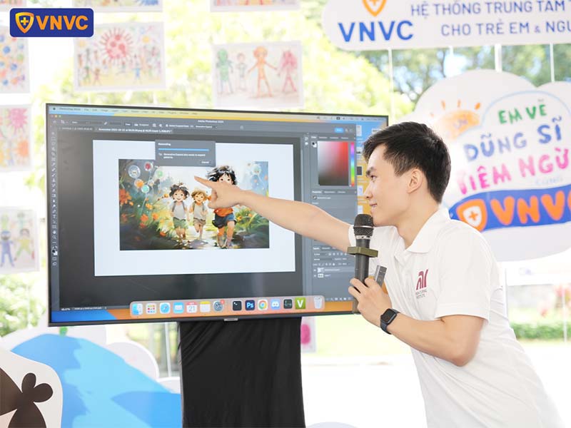 i draw vaccination heroes in vietnam