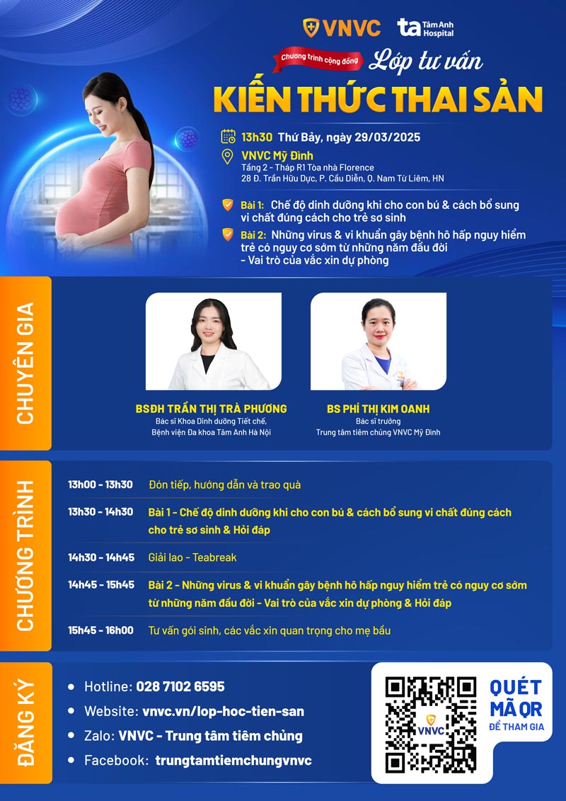 agenda lớp học tiền sản số 47