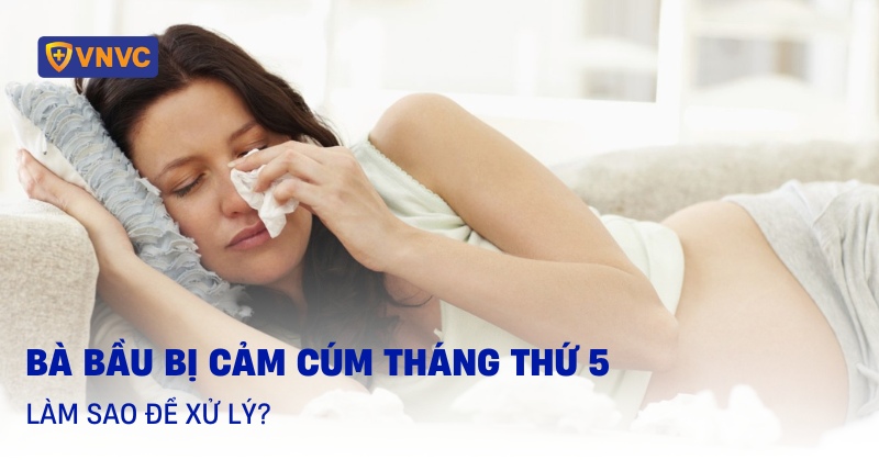 bà bầu bị cảm cúm tháng thứ 5
