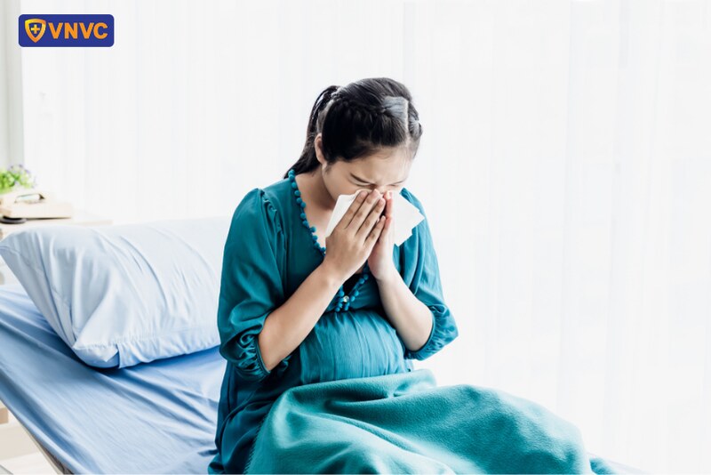 bà bầu bị cảm cúm tháng thứ 6