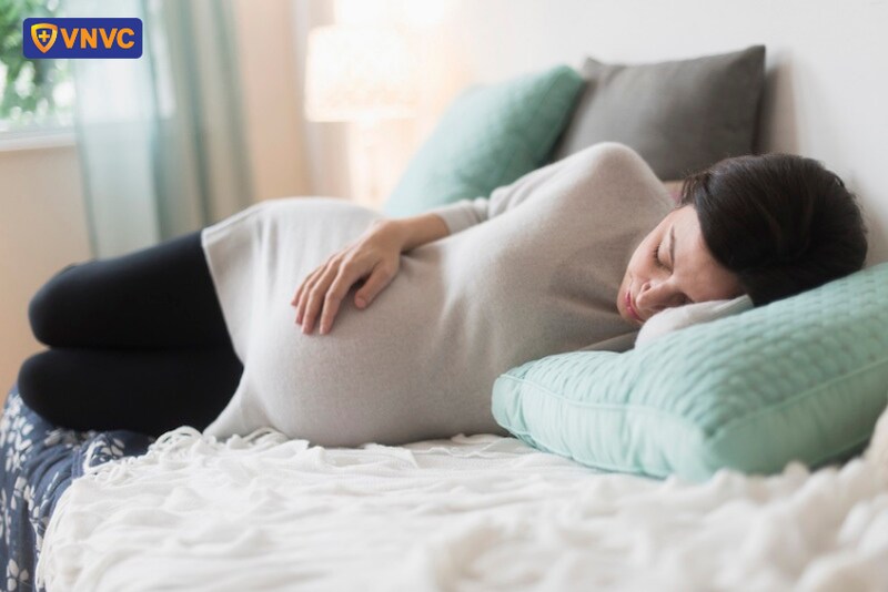 cách chăm sóc mẹ bầu bị cúm ở tháng thứ 9