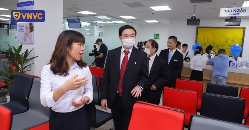 đoàn đại biểu tham quan vnvc thái nguyên