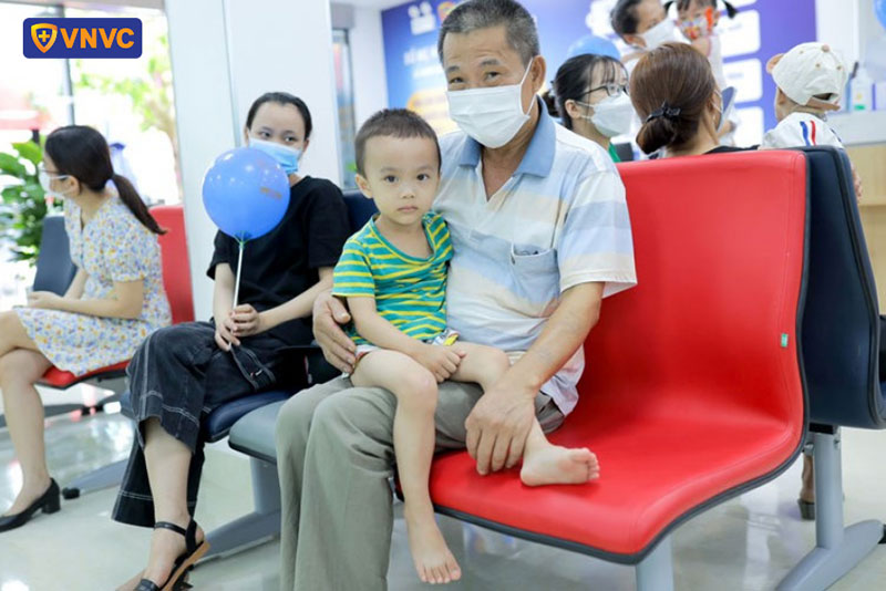 không gian chờ tại vnvc thái hòa