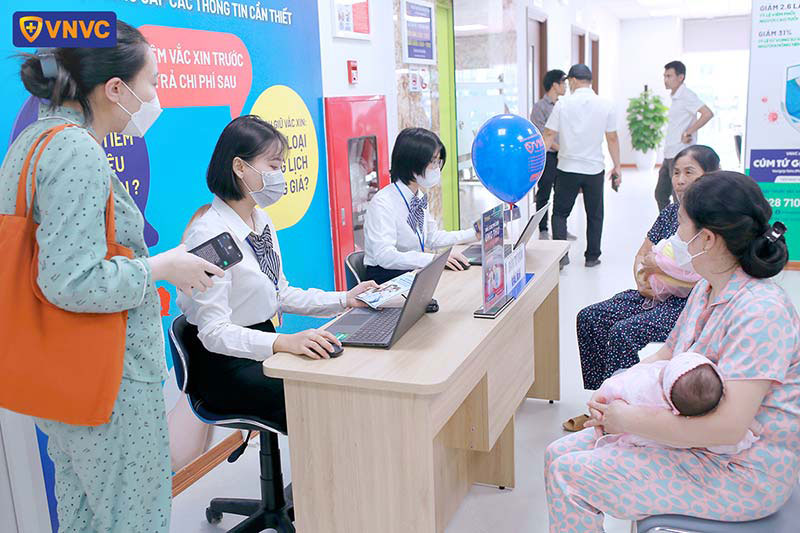 khu vực tư vấn tại vnvc văn giang