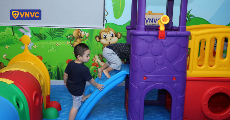 khu vui chơi tại vnvc sơn tây