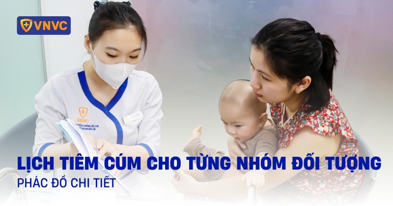 lịch tiêm vắc xin cúm