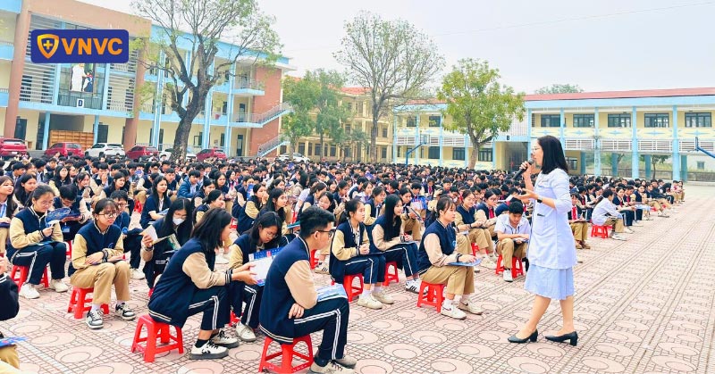 vnvc giáo dục sức khỏe vị thành niên