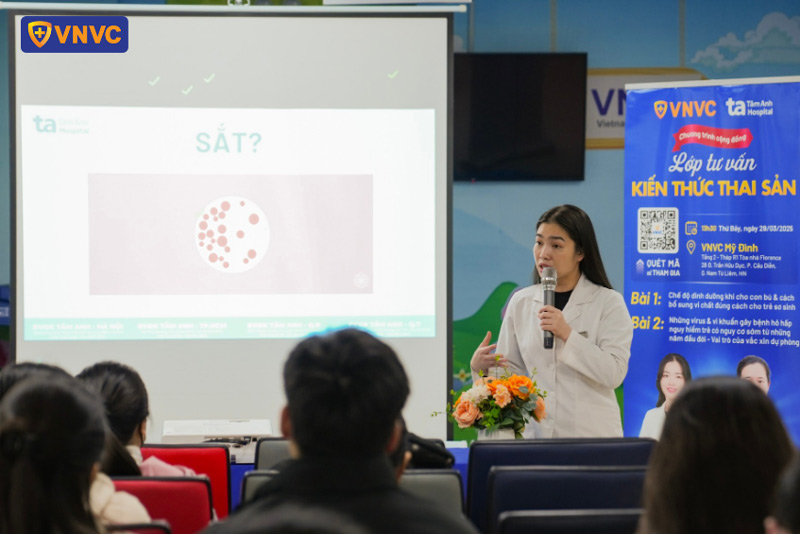 vnvc mỹ đình tổ chức lớp học tiền sản