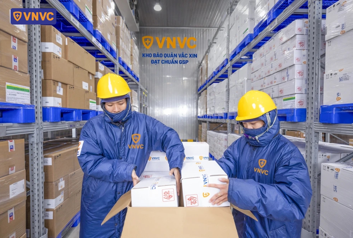 kho bảo quản vắc xin tại vnvc