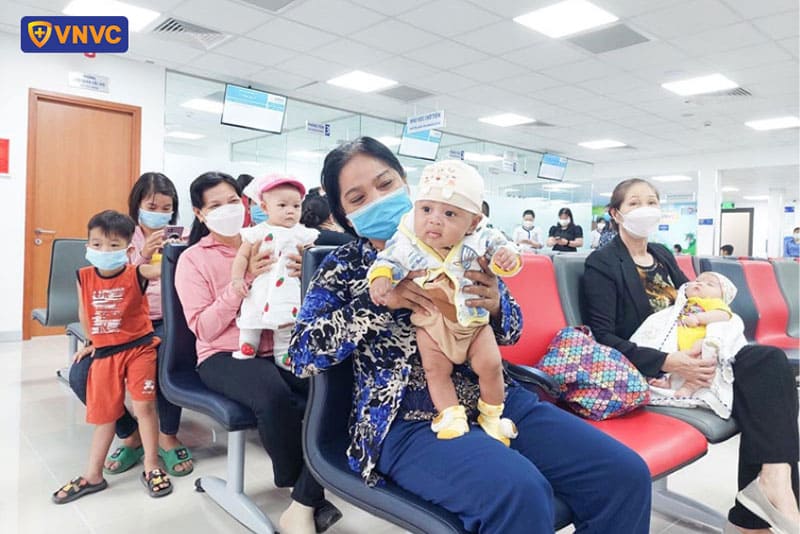 khu vực chờ tại vnvc vĩnh lộc