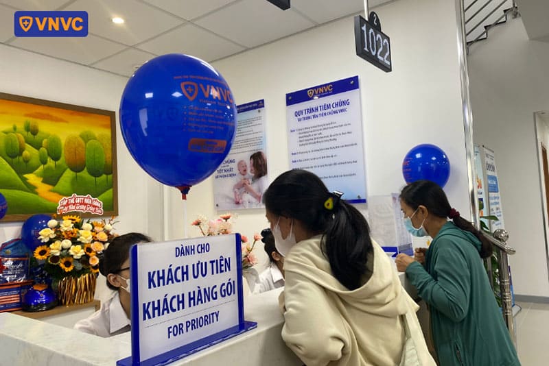 khu vực tư vấn gói tiêm tại vnvc trảng bom