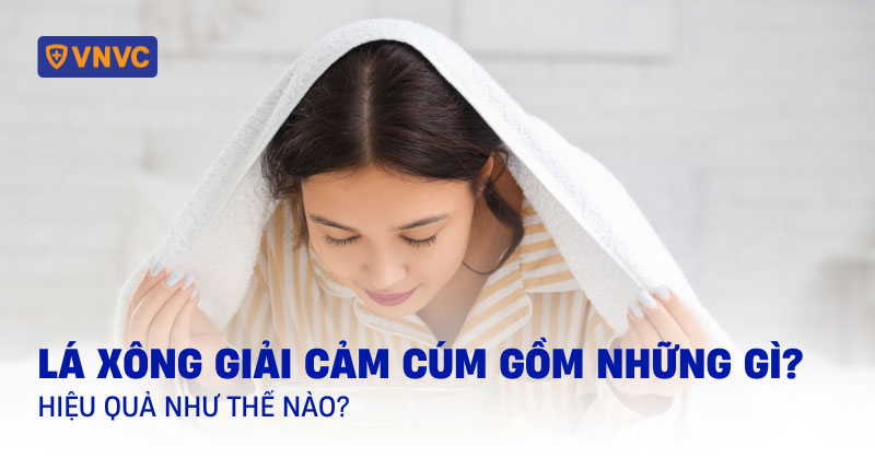 lá xông giải cảm cúm