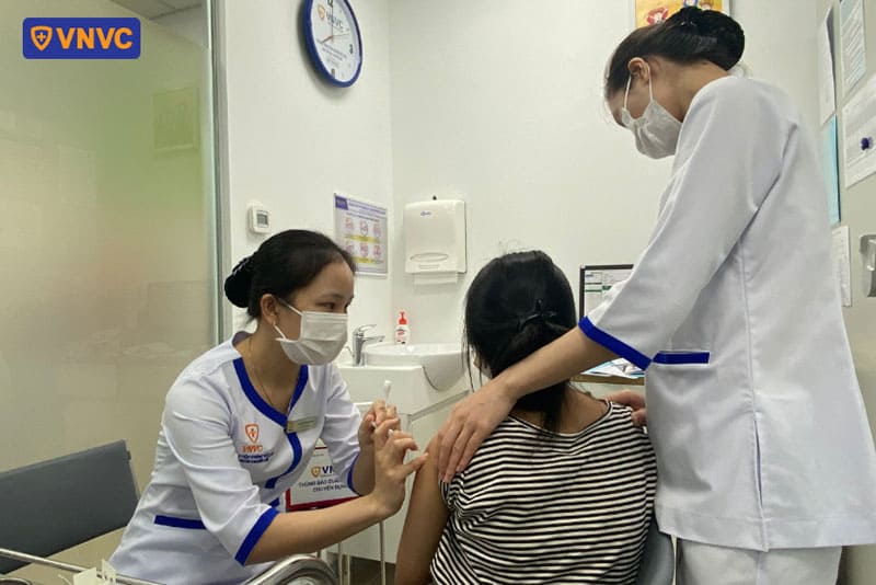 quy trình tiêm tại vnvc trảng bom an toàn và khép kín
