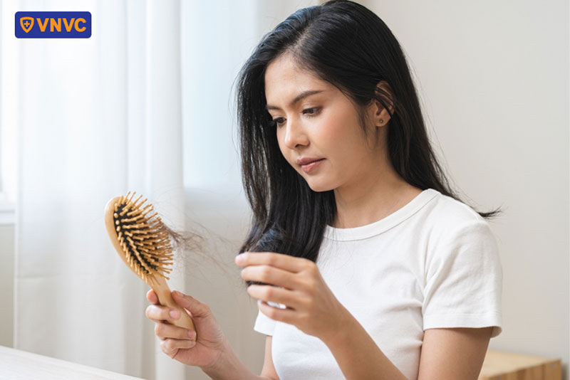rụng tóc sau sốt xuất huyết là hiện tượng khá phổ biến