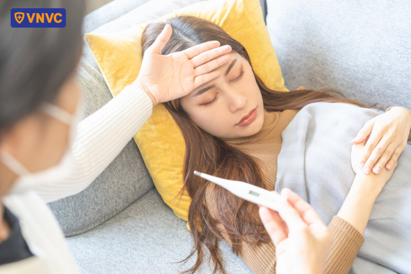 sốt cao do sốt xuất huyết