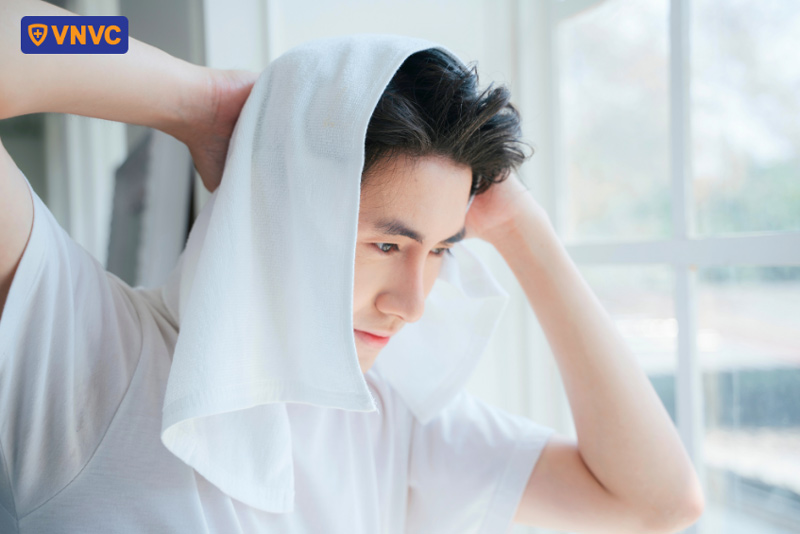 vệ sinh đúng cách khi bị sốt xuất huyết