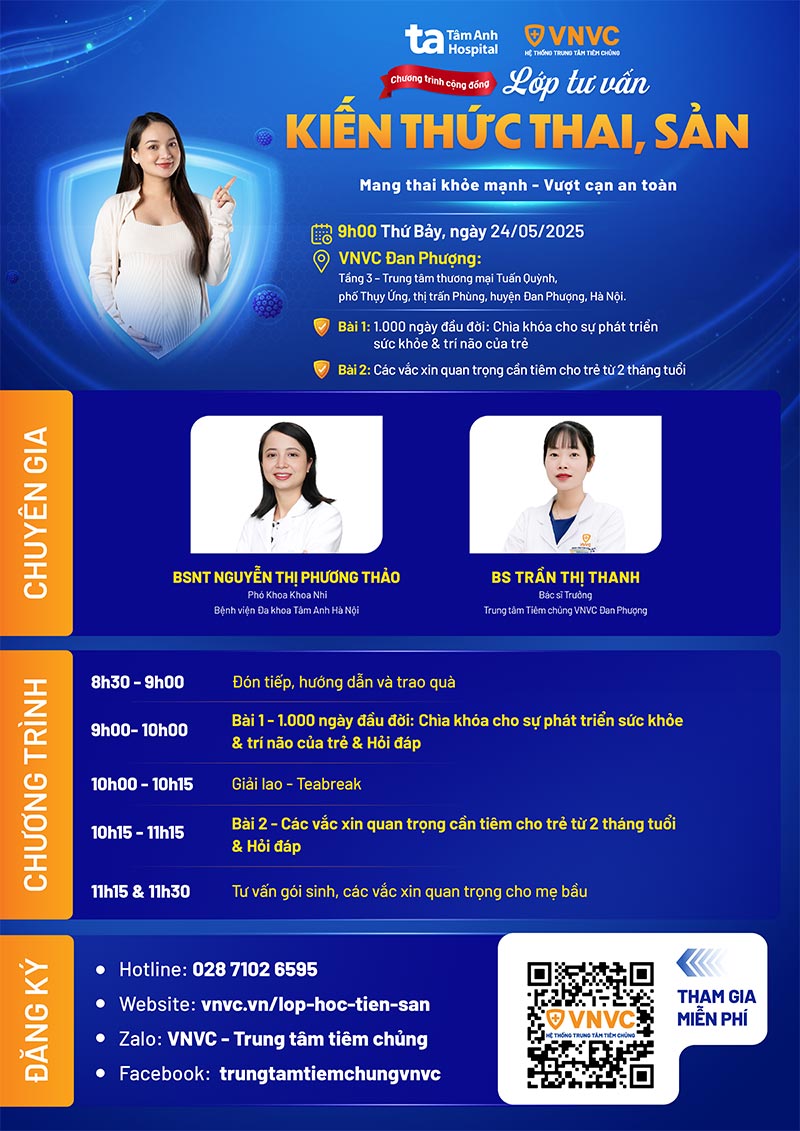 agenda lớp học tiền sản số 51