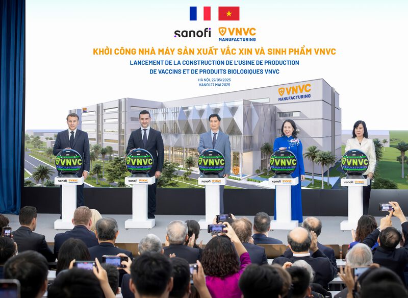 lễ khởi công nhà máy vắc xin và sinh phẩm vnvc