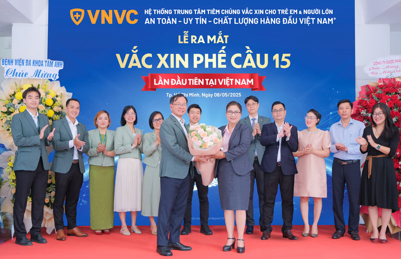 lễ ra mắt vắc xin phế cầu 15 đầu tiên tại việt nam