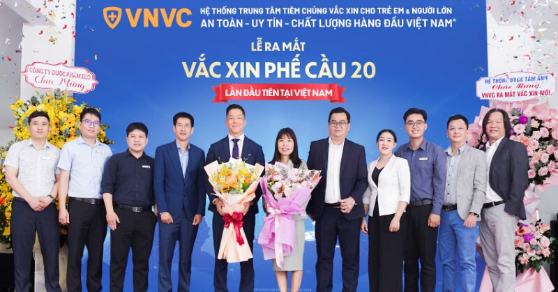 lễ ra mắt vắc xin phế cầu 20