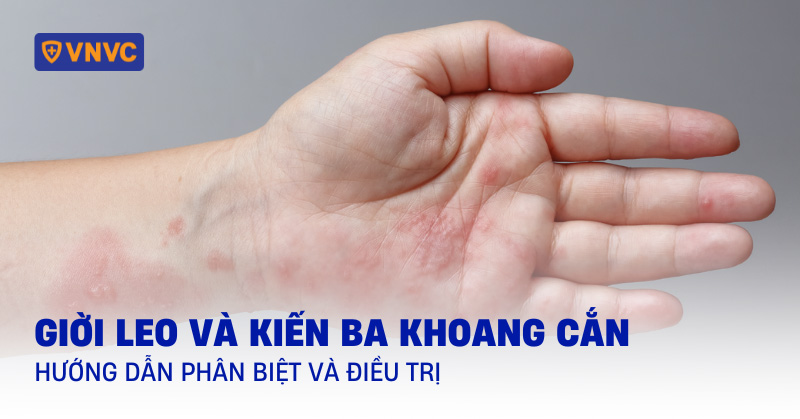 phân biệt giời leo và kiến ba khoang cắn