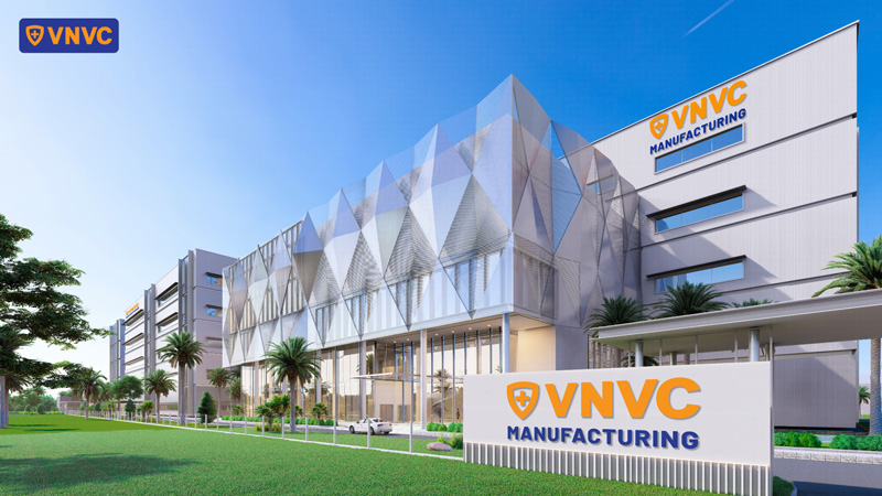 phối cảnh nhà máy sản xuất vắc xin vnvc
