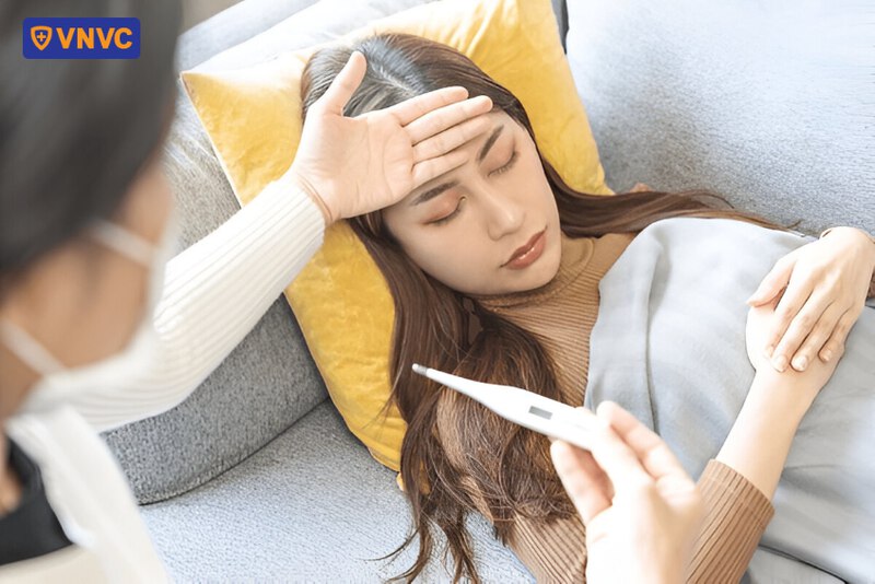 sốt cao không hạ