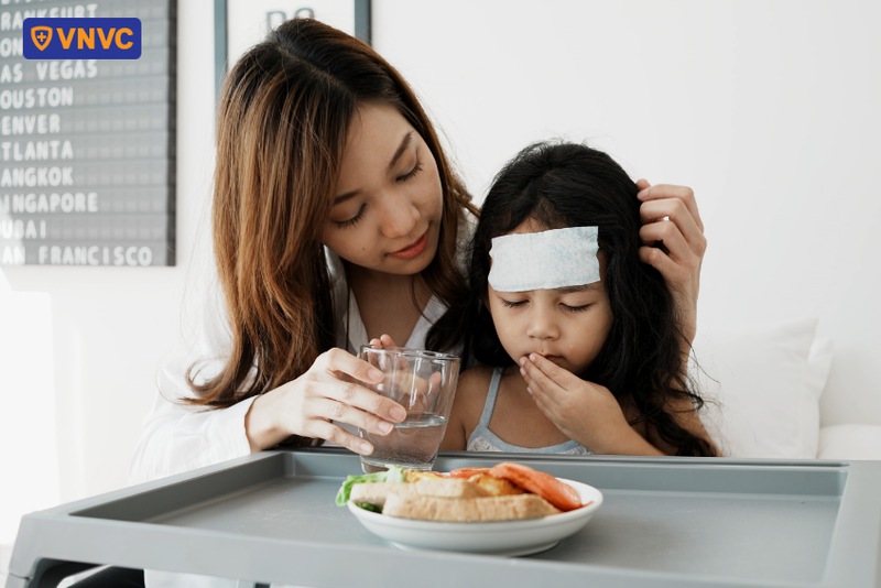 ăn uống hợp lý khi bị tay chân miệng