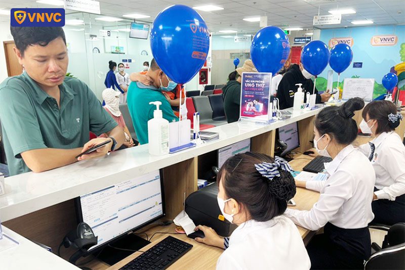 bàn hướng dẫn tại vnvc phú mỹ