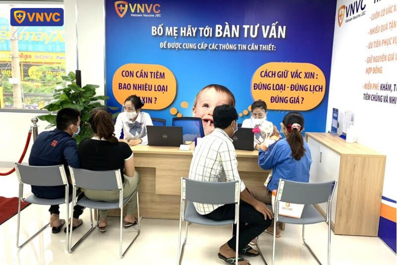 bàn tư vấn tại vnvc bình phước