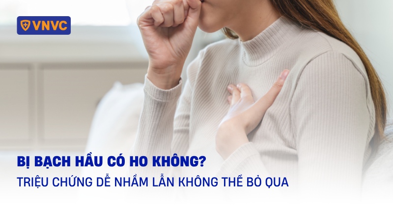 bị bạch hầu có ho không