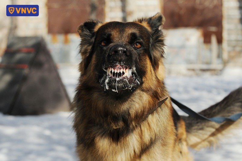 chó mắc bệnh dại