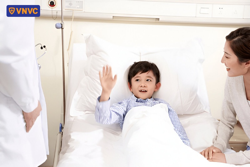 điều trị tay chân miệng tại bệnh viện