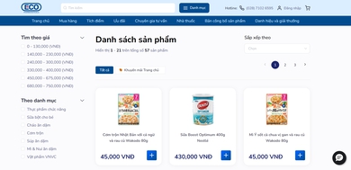 giao diện trang chủ pc