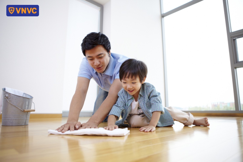 giữ vệ sinh môi trường sống