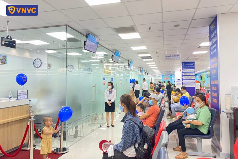 không gian chờ tại vnvc bến tre