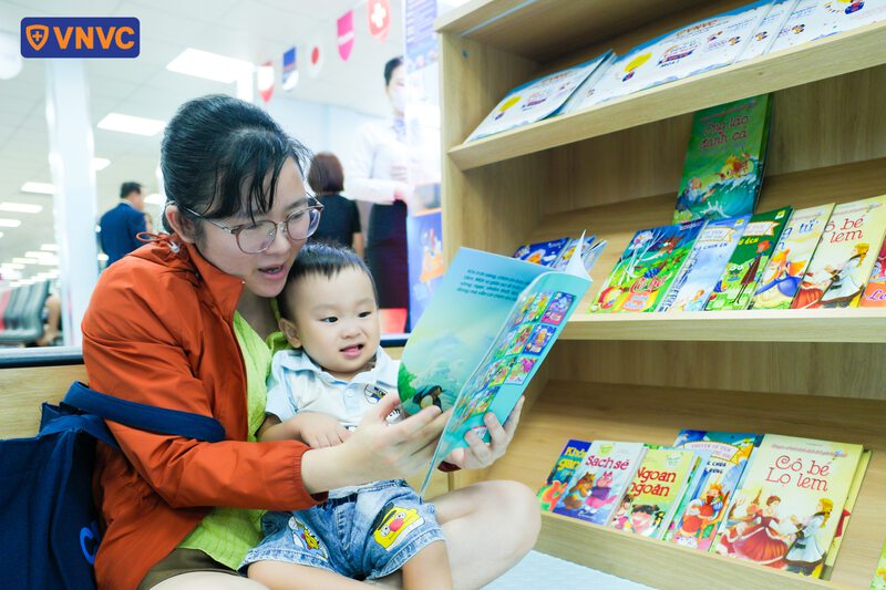 khu đọc sách tại vnvc