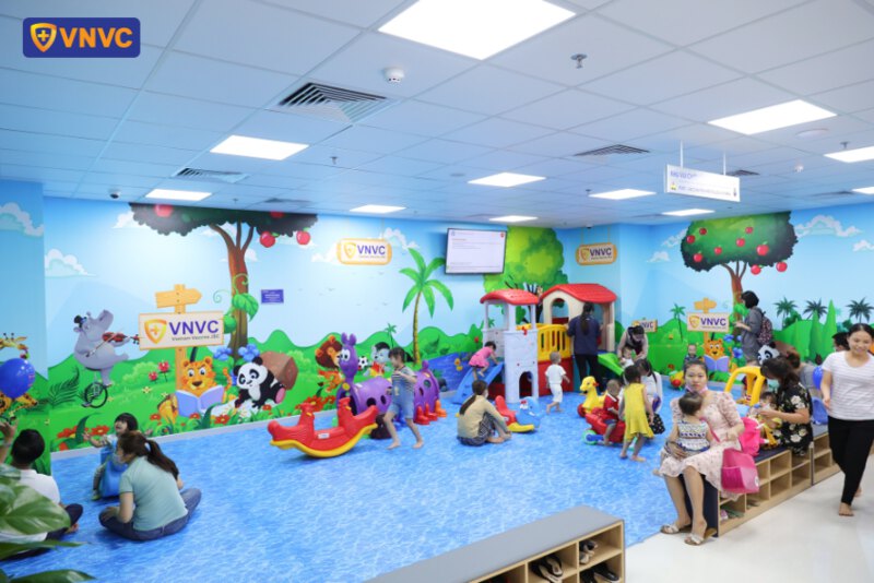 khu vui chơi cho trẻ tại vnvc dĩ an